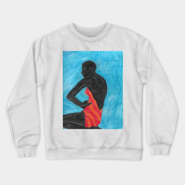 Black Beauty Crewneck Sweatshirt by ArtbySarahJ